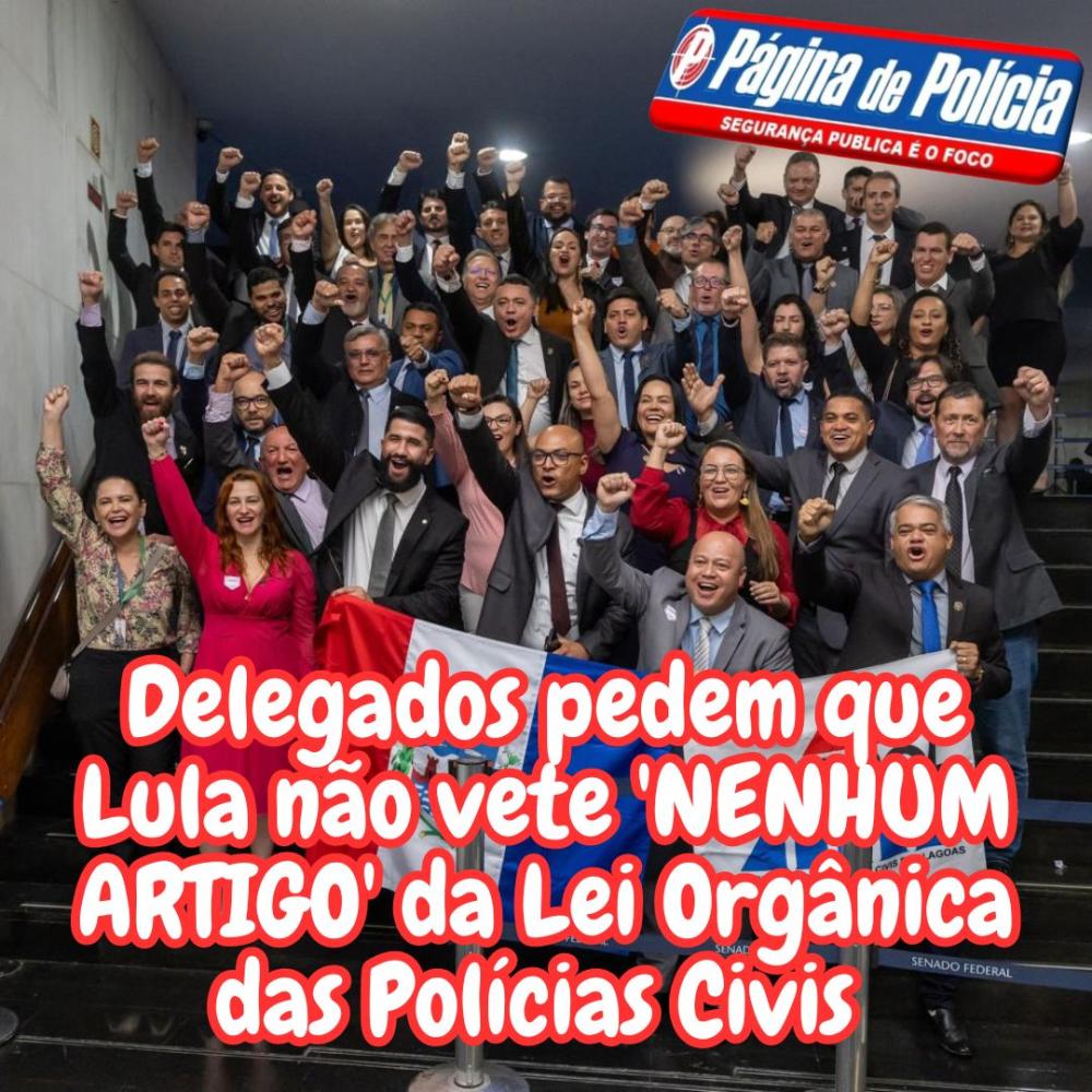 Delegados Pedem Que Lula Não Exclua 'NENHUM ARTIGO' Da Lei Orgânica Das ...